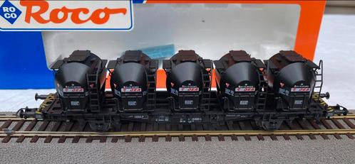 Roco containerdraagwagen DEA, Hobby en Vrije tijd, Modeltreinen | H0, Zo goed als nieuw, Wagon, Gelijkstroom, Roco, Ophalen of Verzenden