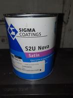 Sigma S2U Nova Satin binnenlak, Doe-het-zelf en Verbouw, Verf, Beits en Lak, Ophalen of Verzenden, Nieuw, Wit, Lak