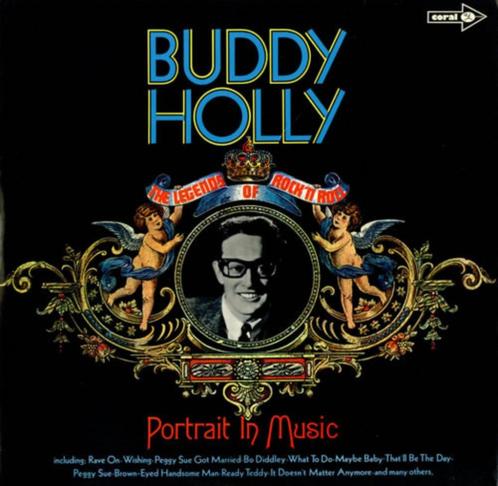 Ruil of koop Buddy Holly Portrait in Music (Dubbel LP Coral), Cd's en Dvd's, Vinyl | Rock, Zo goed als nieuw, Rock-'n-Roll, 12 inch