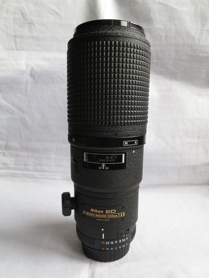 Nikon: AF Micro-Nikkor 200mm f/4D IF-ED; NIEUW IN DOOS, Audio, Tv en Foto, Fotografie | Lenzen en Objectieven, Nieuw, Telelens