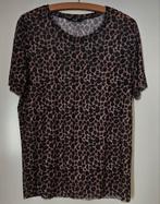 Panter print top, Ophalen of Verzenden, Zo goed als nieuw, Maat 38/40 (M), Bruin