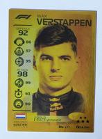 F1 Topps Max Verstappen 2020 Turbo Attax #177 gold portrait, Hobby en Vrije tijd, Ophalen of Verzenden, Zo goed als nieuw, Plaatje