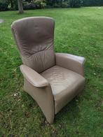 Lederen Relaxfauteuil, Ophalen, Gebruikt, 75 tot 100 cm, Modern