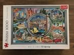 Trefl p.d Moreno legpuzzel 1000 stukjes Italian holiday, Ophalen, 500 t/m 1500 stukjes, Zo goed als nieuw, Legpuzzel