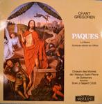 LP - Chant Gregorien - PAQUES - PASEN, Cd's en Dvd's, Ophalen of Verzenden, Zo goed als nieuw, 12 inch