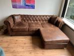 Bank bruin, Ophalen of Verzenden, Zo goed als nieuw, Hout