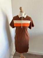 4FunkyFlavours maat M retro polo jurk 2459, Maat 38/40 (M), Bruin, 4FunkyFlavours, 4FunkyFlavours