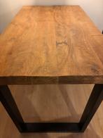 Stoere Mango Houten Bartafel - 140x80x110cm, Huis en Inrichting, Tafels | Eettafels, Ophalen, Gebruikt, 50 tot 100 cm, 100 tot 150 cm