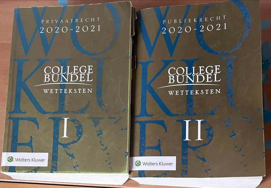 Collegebundel Wetteksten 2020-2021, Ophalen, Gamma, Zo goed als nieuw, HBO