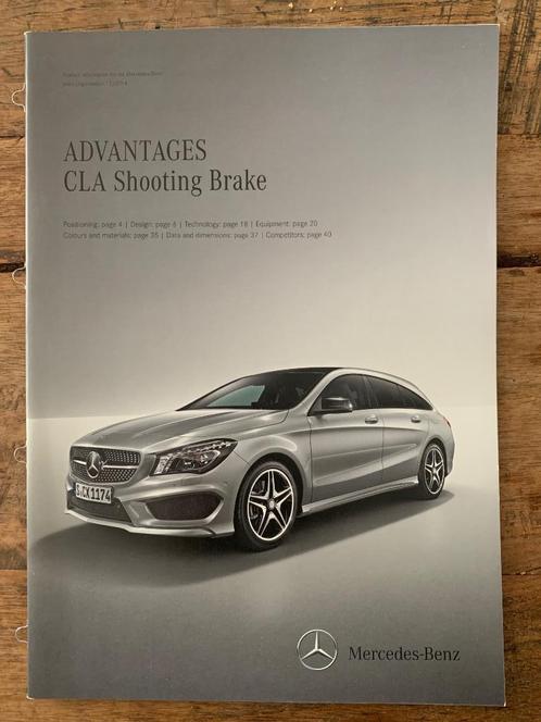 Product info Mercedes-Benz CLA Shooting Brake X117 2014, Boeken, Auto's | Folders en Tijdschriften, Nieuw, Mercedes, Ophalen of Verzenden