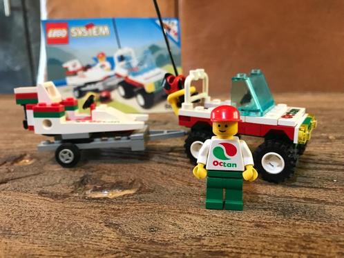 Vintage Lego System: Wave Rebel boot met wagen, Verzamelen, Poppetjes en Figuurtjes, Zo goed als nieuw, Verzenden