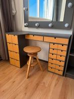 Kastje / make up tafel / mini bureau met laatjes, Huis en Inrichting, Bureaus, Ophalen, Zo goed als nieuw