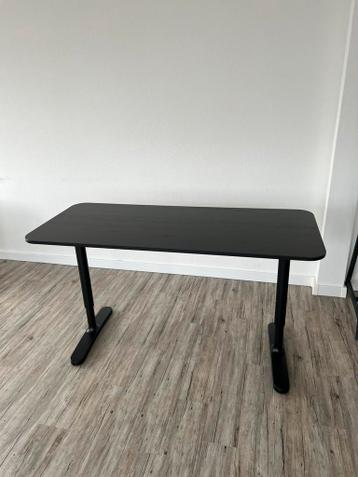Ikea Bekant Bureau Zwart 140x60 cm - afbeelding 1