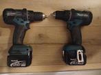 Makita DDF470 2x, Doe-het-zelf en Verbouw, Gereedschap | Boormachines, Ophalen, Gebruikt, Boor- en Schroefmachine