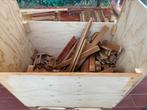 Oude hard houten vloer (met spijkers, Ophalen, Gebruikt, Vloerdelen of -planken, 10 tot 30 cm