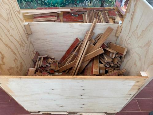 Oude hard houten vloer (met spijkers, Doe-het-zelf en Verbouw, Vloerdelen en Plavuizen, Gebruikt, Vloerdelen of -planken, Hout
