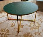 Vestbjerg Haike Salontafel - Groen Marmerlook, Huis en Inrichting, Ophalen, Rond, 50 tot 100 cm, Minder dan 50 cm