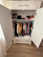 Romantische kinderkledingkast Riviera Maison stijl, Ophalen, Met plank(en), Gebruikt, 100 tot 150 cm