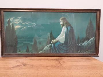 Schilderij, Artprint,  Jesus on the Mountain  beschikbaar voor biedingen