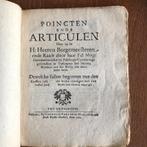 1702 groningen.Poincten ende Articulen etc voor het publiek, Antiek en Kunst, Antiek | Boeken en Bijbels, Verzenden