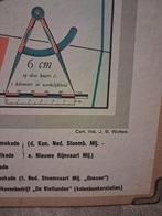 Schoolplaat Amsterdam 1, Antiek en Kunst, Antiek | Schoolplaten, Ophalen of Verzenden, Stad- en Dorpsgezichten
