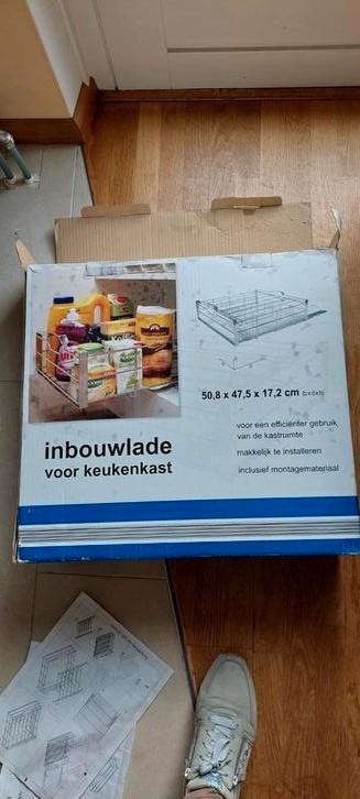 inbouwlade. Lade kompleet met schroefjes 50,8 x 47,5x 17,2 beschikbaar voor biedingen