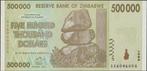 Zimbabwe 500.000 dollars 2008 UNC p.76a (# 67), Verzenden, Zimbabwe, Los biljet