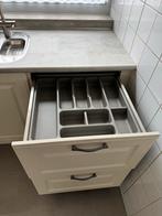 Keuken - Hoekkeuken - Crème - Gebruikt, Huis en Inrichting, Ophalen, Gebruikt, Hoekkeuken, Kunststof