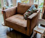 BePureHome Rodeo Loveseat fauteuil recycle leer, Huis en Inrichting, Fauteuils, Ophalen, Minder dan 50 cm, Gebruikt, Leer
