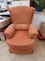 Oranje Stoffen Fauteuil - Nette Staat, Huis en Inrichting, Ophalen