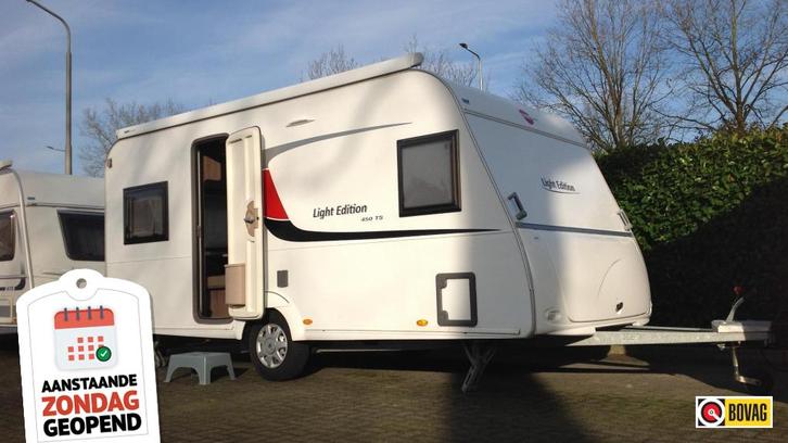 Bürstner Premio 450 TS, Caravans en Kamperen, Caravans, tot en met 4, Rondzit, Bürstner, Frans bed, Overige typen, Gascomfoor