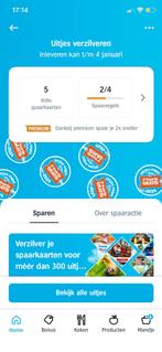 AH Uitjes zegels 2e kaartje gratis, Twee personen, Kortingsbon, Spa of Sauna