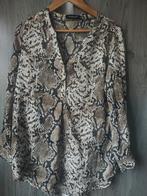 Voyelles blouse met slangenprint - Maat M, Maat 38/40 (M), Bruin, Ophalen of Verzenden, Zo goed als nieuw