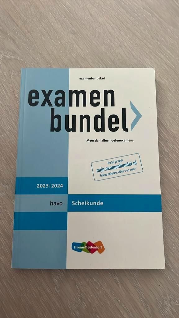 havo Scheikunde 2023/2024 examenbundel, Boeken, Schoolboeken, Zo goed als nieuw, Scheikunde, HAVO, Ophalen of Verzenden