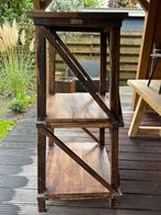 Eiken open (vitrine) kast, Huis en Inrichting, Ophalen, Zo goed als nieuw