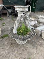 Brocante grote beton betonnen mand bloempot bloembak, Ophalen, Steen, Gebruikt, Rond