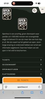 Entreekaart Apenheul 1 volwassen, Tickets en Kaartjes, Eén persoon, Ticket of Toegangskaart