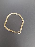 Mooie schakelarmband van double, Sieraden, Tassen en Uiterlijk, Armbanden, Ophalen of Verzenden, Zo goed als nieuw, Goud