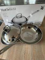 WMF Wokpan, Huis en Inrichting, Keuken | Potten en Pannen, Ophalen of Verzenden, Nieuw, Rvs, Wok