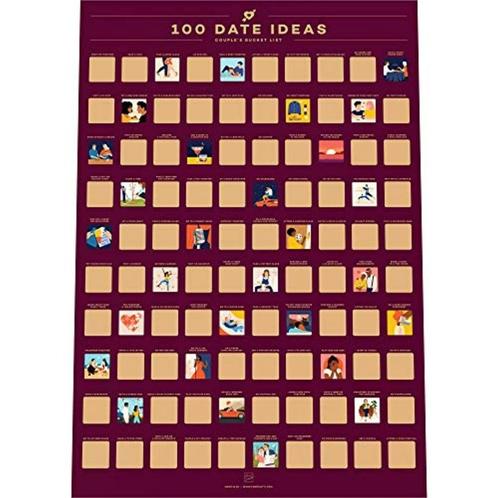 35x Krasposters ‘100 Dates’ | Nieuw verpakt | €419 totaal, Verzamelen, Posters, Nieuw, Overige onderwerpen, A1 t/m A3, Rechthoekig Staand