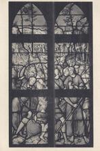 Kr3794 ansichtkaart glas in lood raam st janskerk te gouda, Ophalen of Verzenden, Gelopen, Zuid-Holland