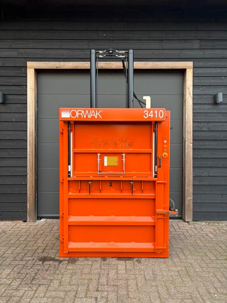 Orwak 3410SD | 24 ton | Papierpers | Kartonpers | Balenpers, Doe-het-zelf en Verbouw, Gereedschap | Overige machines, Ophalen of Verzenden