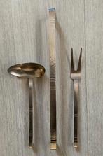 v lepelrek Sola 620 hamerslag dwarslepel vleesvork wandstang, Ophalen of Verzenden, Rvs of Chroom, Los bestek, Vaatwasserbestendig