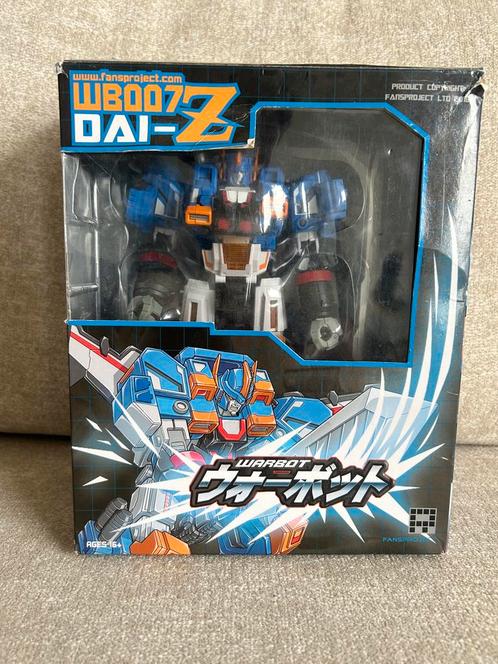 Fansproject — Warbot Dai-Z — Transformers G1 Dai Atlas, Verzamelen, Transformers, Gebruikt, G1, Autobots, Ophalen of Verzenden