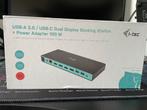i-tec USB-A/C Dual Display Docking Station, Computers en Software, Dockingstations, Ophalen of Verzenden, Nieuw, Docking station
