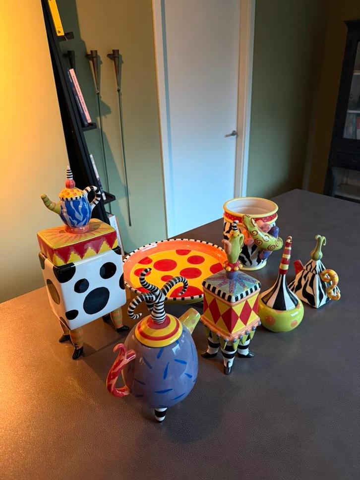 Kleurrijk servies van Studio E Design, Huis en Inrichting, Keuken | Servies, Zo goed als nieuw, Schaal of Schalen, Overige stijlen