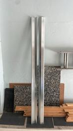 Zinken deklijst 2 stuks - 2meter, Doe-het-zelf en Verbouw, Ophalen, Zo goed als nieuw, Minder dan 5 m², Metaal