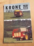 Krone HSD opraapwagens folder, Ophalen of Verzenden, Zo goed als nieuw