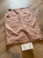 Heel goed bruin beige McGregor lange velours rok 42 L kokerr, McGregor, Bruin, Maat 42/44 (L), Ophalen of Verzenden