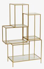 Nordal stellingkast messing, Huis en Inrichting, Kasten | Stellingkasten, Ophalen, Zo goed als nieuw